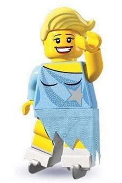 LEGO Minifigür - Seri 4 - 8804 - Ice Skater