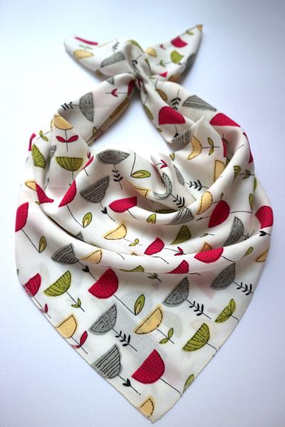 THE MOON Tulip Pink Cotton Scarf