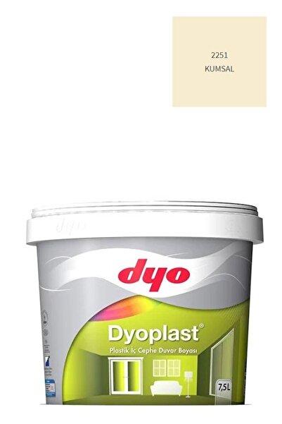 Dyo Plast Plastik Iç Cephe Duvar Boyası 2251 Kumsal 7,5 Lt