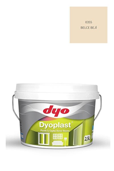 Dyo Plast Plastik Iç Cephe Duvar Boyası 0355 Belce Beji 2,5 Lt