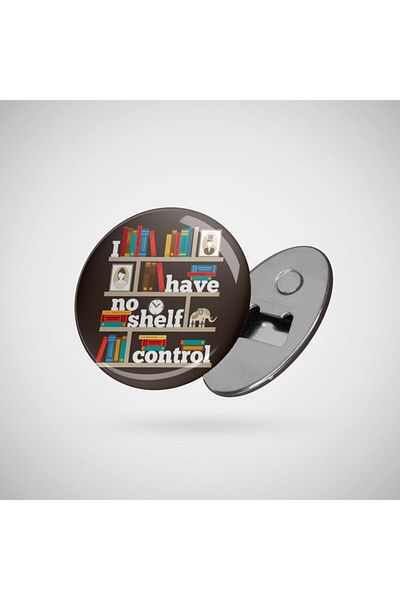 Fizello Funny No Self Shelf Control Reading Books Bookworm Book Pun Opener
