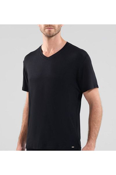 Blackspade CE 9308 رقبة على شكل حرف V وأكمام قصيرة