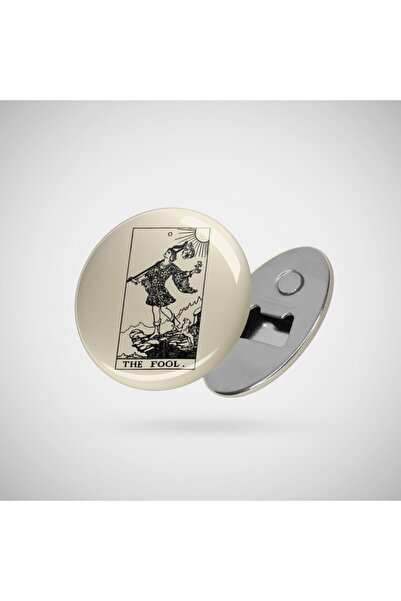 Fizello Tarot Card - The Fool (silhouette) Rozet