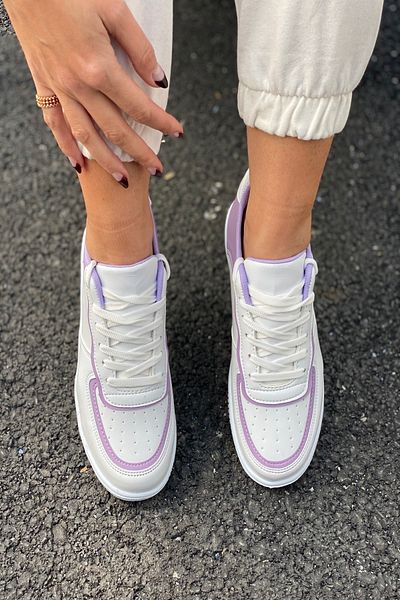 İnan Ayakkabı Women's White Air Sole Sneakers (3 Cm Sole)