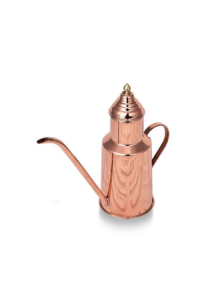 GEREKSEAL Red Copper Gemlik - Oil Pot Plain Design