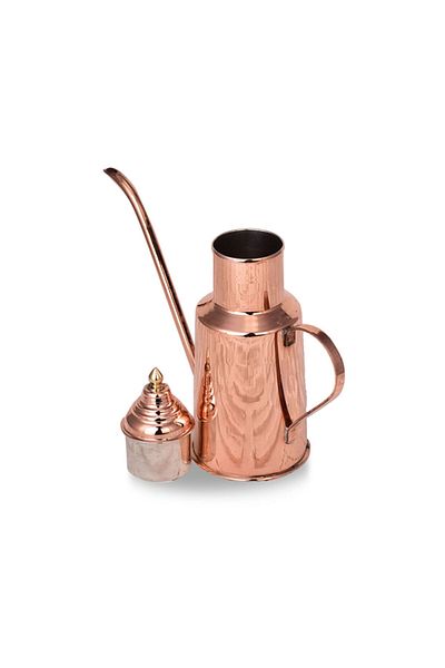 GEREKSEAL Red Copper Gemlik - Oil Pot Plain Design