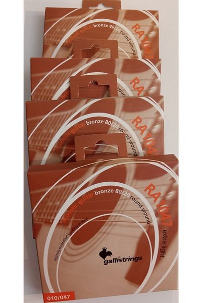 ARDIÇ MÜZİK MARKET Juniper Music - Acoustic Guitar String Galli Extra Light Bronze Strings Ra-1047