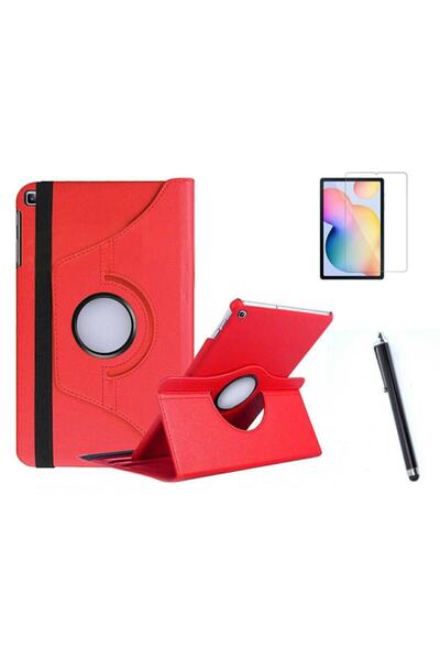 GoGoPlus Tab S6 Lite 10.4 P610 Kılıf+ Kırılmaz Cam Kalem Hediyeli 360 Dönerli...
