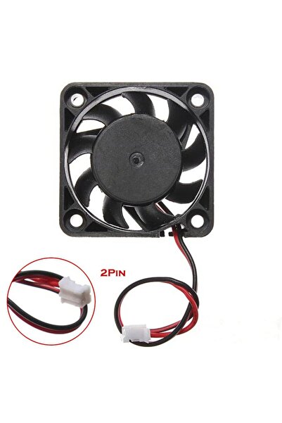 WOZLO 12v 4cm 2 Pin 40x40x10 Fan Cpu Uyumlu