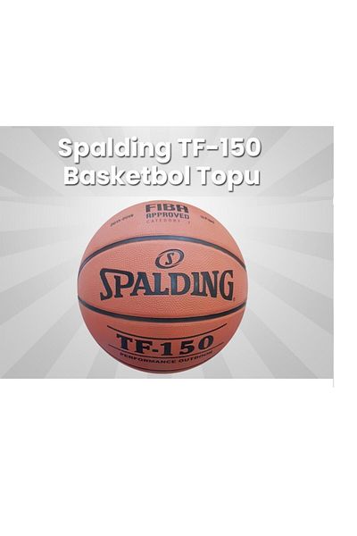 SPALDING TF-150 Lamination Build Leather Composite 8 Panel Basketball Ball Performance with Fifa Logo