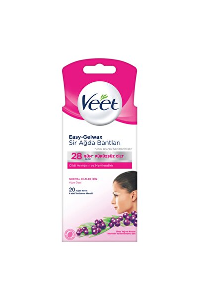 Veet Sir Ağda Bandı Nor. Cilt Yüze Özel