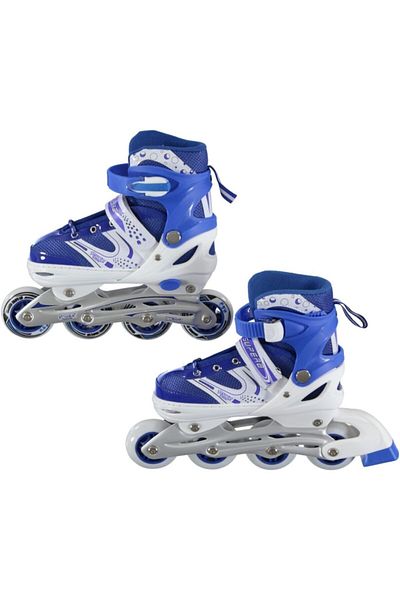 CAN OYUNCAK Size 31-34 Blue and Red Roller Skates