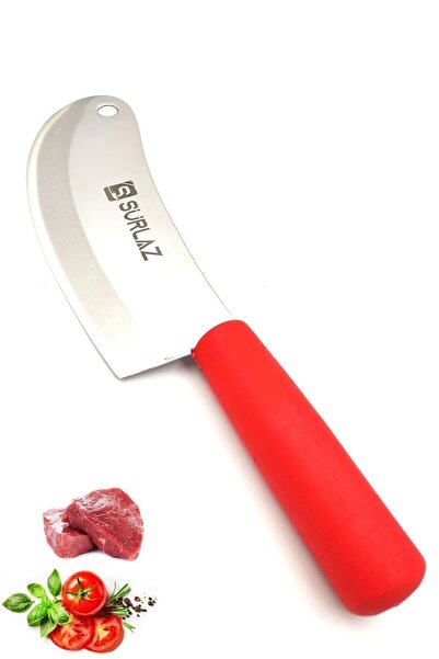 SürLaz Zırh Bıçağı Soğan Satırı Pide Kesici Kırmızı