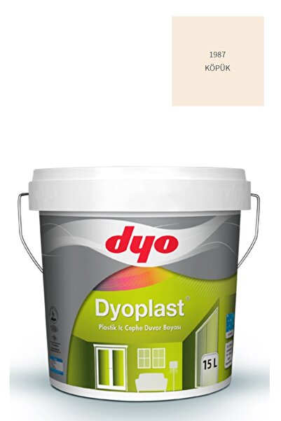Dyo Plast Plastik Iç Cephe Duvar Boyası 1987 Köpük 15 Lt