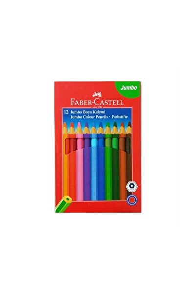 Faber Castell 12 Renk Jumbo Boya Kalemi