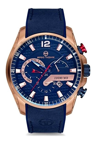 Sergio Tacchini Erkek Kol Saati St.17.109.03 Lacivert Silikon