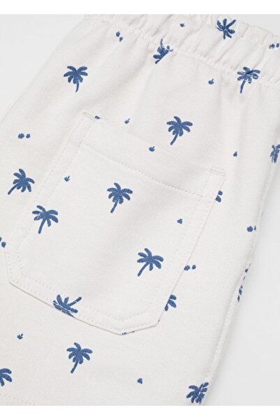 MANGO Baby Palmiye baskılı bermuda şort