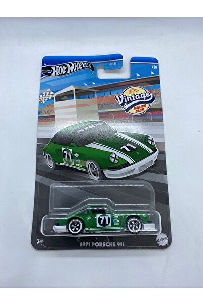 HOT WHEELS 1971 Porsche 911 Yeşil *Vintage Racing Club