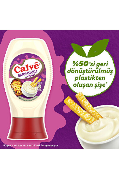 Calve Sarımsaklı Mayonez X 3 Adet
