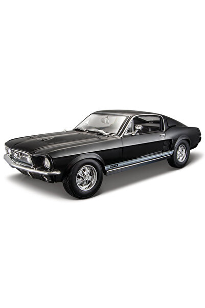 Maisto 1967 Ford Mustang Gta Fastback 1:18 Model Araba Siyah