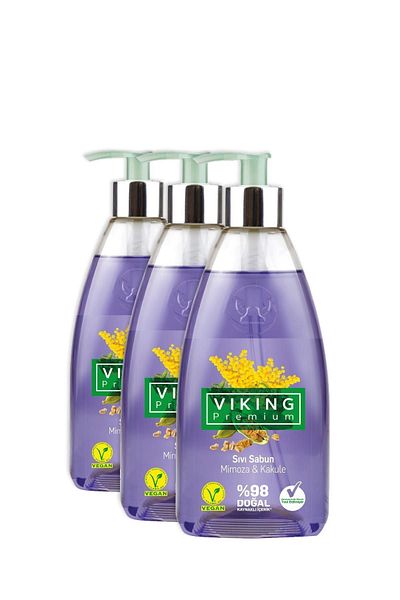 Viking Premium Liquid Soap Mimosa&Battery 500 ml 3 Pieces