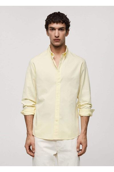 MANGO Man Regular Fit 100% Cotton Shirt