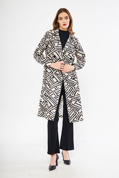comstar Unlined Pocketed Buttoned Belted Summer Trench