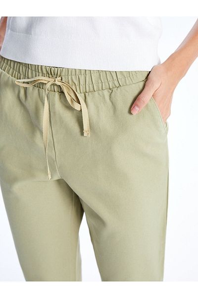 LC Waikiki Standard Fit Women's Trousers - Elastic Waist