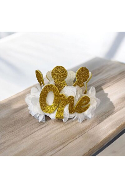 miniklerin dünyası 1yaş doğum günü tacı kraliçe taç gold