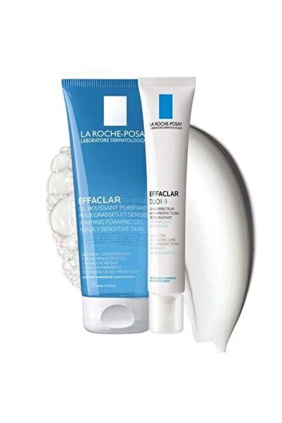 La Roche Posay مجموعة لا بوساي إيفاكلار ديو 15 مل جل إيفاكلار 50 مل
