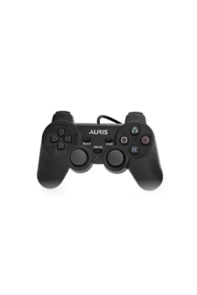 Genel Markalar Pc Joystick Titreşimli Usb Girişli Bilgisayar Oyun Konsolu Auris JS01 Siyah Oyun Konsolu