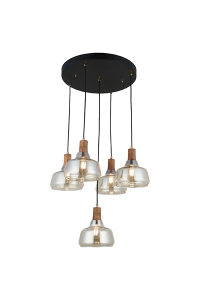 LUCEA ACE 4+1 LI ANTIK LAK SARKIT AVİZE 5XE27