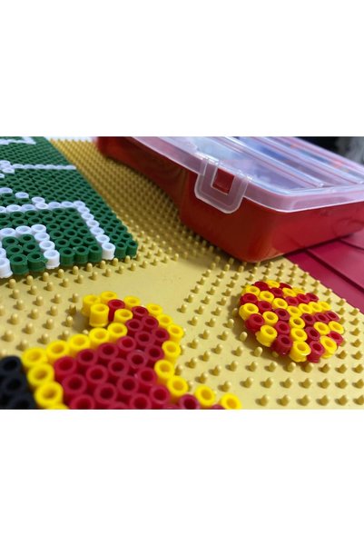 Dr.Yontuç Lion Fan Bead Set that Sticks with Heat and Iron, Educational Beads That Develop Intelligence and Imagination