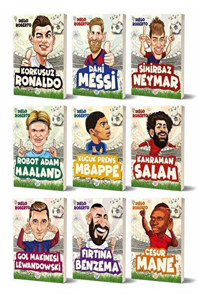 dokuzyayinlari Efsane Futbolcular Ronaldo - Messi - Neymar - Haaland - Mbappe...