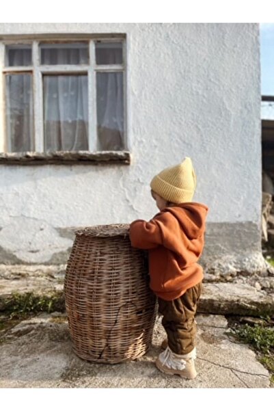 BEBEĞİME ÇORAP Φούτερ με κουκούλα Oversize - Βρεφική/Παιδική Φούτερ με τρεις κλωστές με φλις εσωτερικά χοντρό ύφασμα