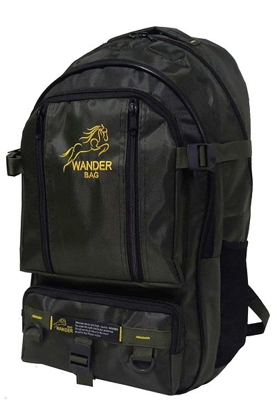 Wander Σακίδιο πλάτης Semi-Mountaineer χωρίς φυσούνα 50 Lt αδιάβροχο ύφασμα Unisex Trekking