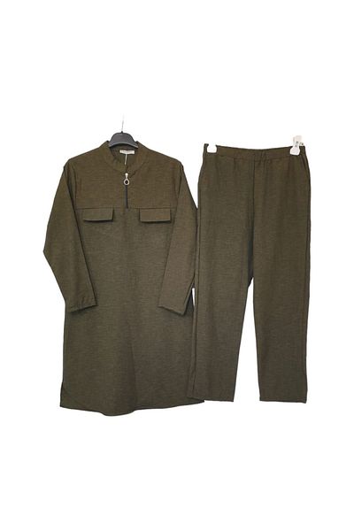 GGMM Σετ με φερμουάρ Judge Collar Tunic και παντελόνι με σχέδιο