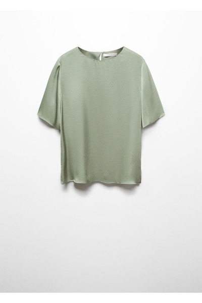 MANGO Woman Saten Bluz