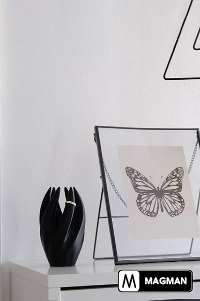MagMan 12x7 cm Black Ring Stand Organizer