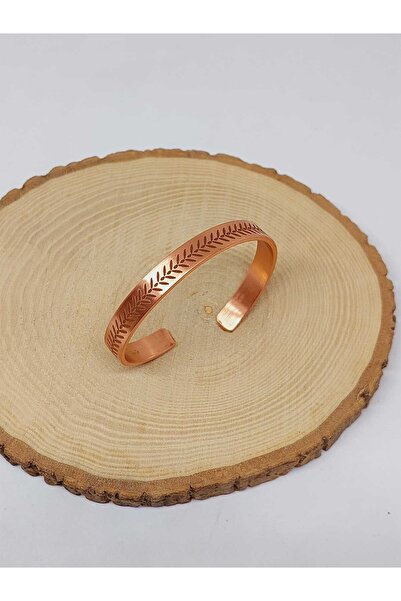 Yasamtohumu 52538 Μοντέλο Χάλκινο Βραχιόλι - Σχέδιο με Μοτίφ