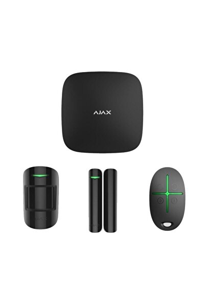 Ajax Starter Kit Hub Kablosuz Alarm Kiti Siyah