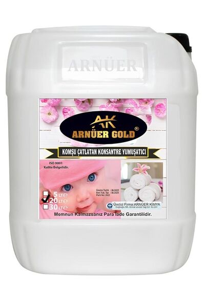 ARNÜER Konsantre Yumuşatıcı Komşu Çatlatan 20 Lt