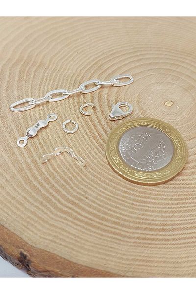 Yasamtohumu 925 SterlinG Silver medium Jewelry ClosinG Clip Set - 52634