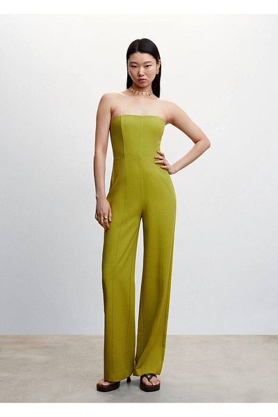 MANGO Woman Στράπλες Ολόσωμη φόρμα