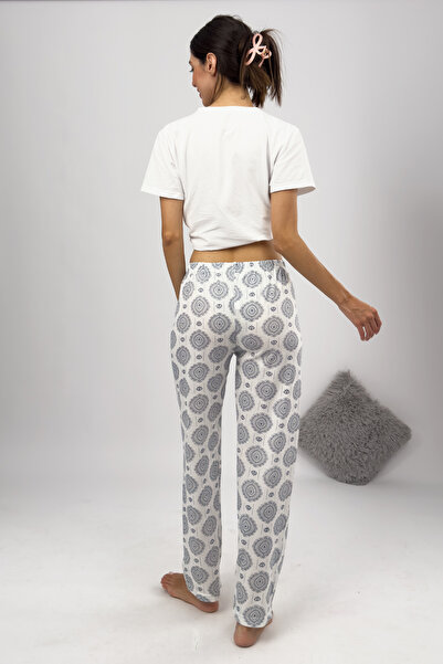 Betimoda Női pizsama alsó sötétkék kendő szalaggal