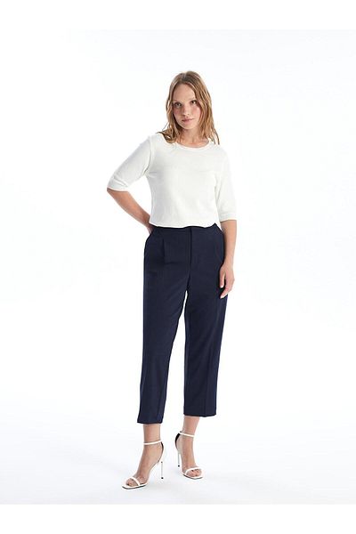 LC Waikiki LCWAIKIKI Classic - Γυναικείο άνετο ελαστικό παντελόνι μέσης