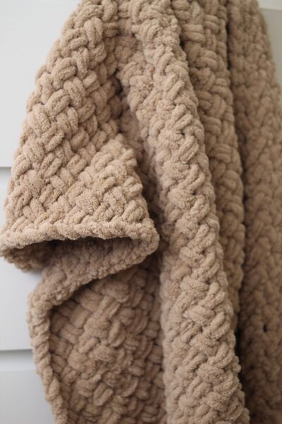 Baby Puffy Örgü Bebek Battaniyesi