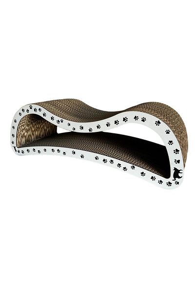 Ekinix Cat Scratcher Mdf Coating - Decorative and Durable Cardboard - 21*58*20 Cm