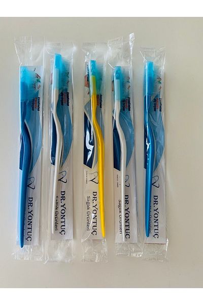 Dr.Yontuç Disposable Self Toothpaste Toothbrush 5 Pack