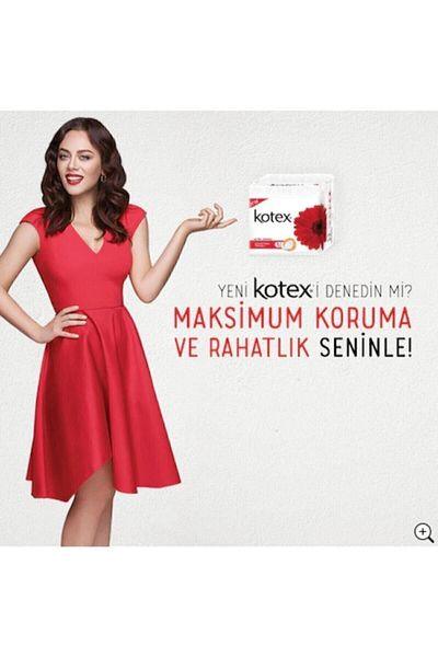 Kotex وسادة نسائية عادية من Ultra Quadro مكونة من 24 قطعة 6 قطع P1362s6164